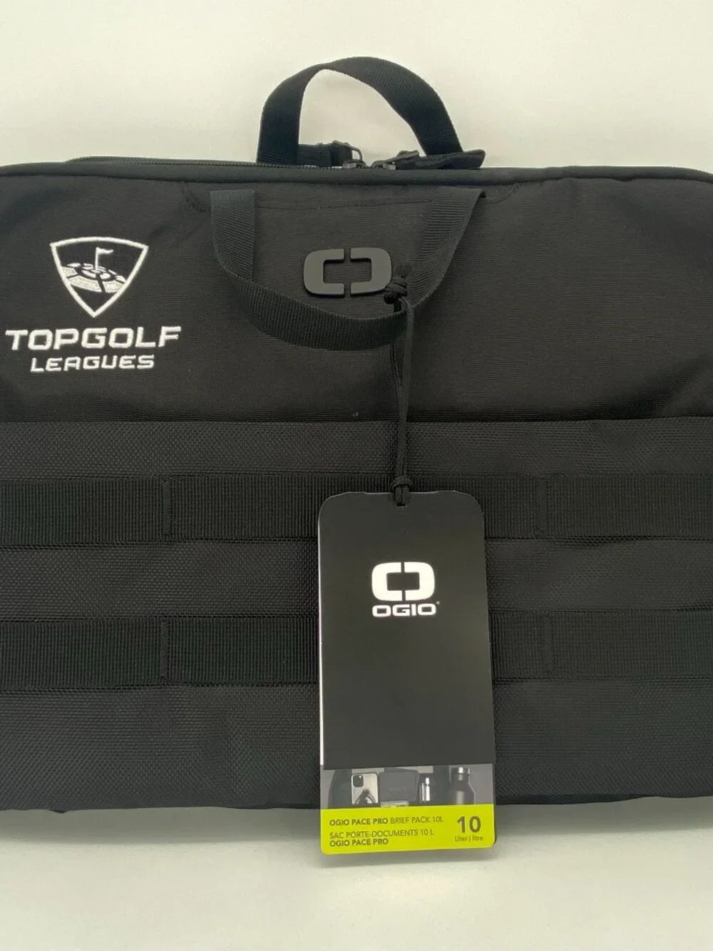 OGIO Pace Pro 10L Briefcase Backpack Top Golf Leagues Logo Laptop Travel Bag NWT